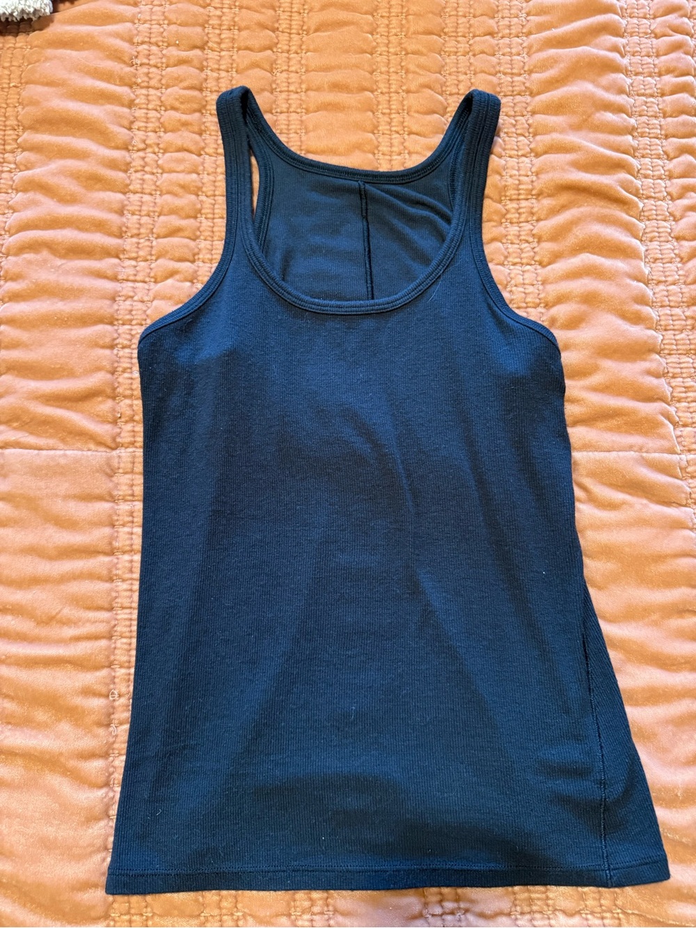 lululemon athletica Ribbed Black Racerback Tank